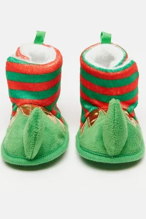 JBC Pantoffels Met Kerstpatroon, Baby