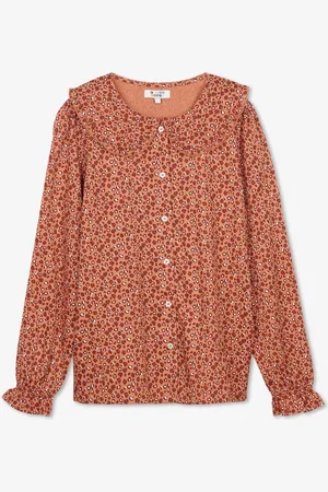 Fish & Chips Blouse Met Luipaardprint