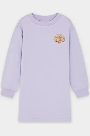 Besties Sweaterjurk Met Print Poedel