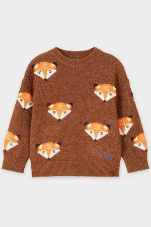 Fred + Ginger Trui Met Vossenprint