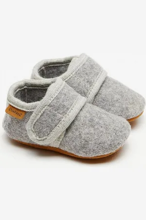 Enfant Wollen Pantoffels Met Antislip, 17-28