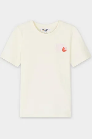 Fish & Chips T-shirt Met Reli??fprint