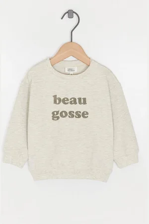 Cuddles and Smiles Grijze Sweater, Beau Gosse