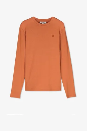 Fish & Chips Oranje Longsleeve Met Rib