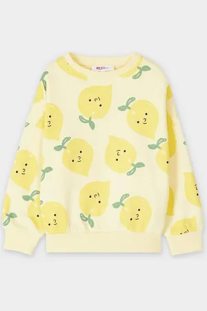Besties Sweater Met Citroenprint