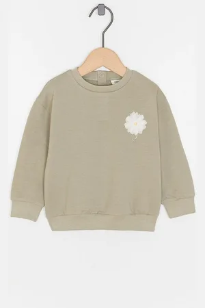Cuddles and Smiles Sweater Met Geborduurde Bloem