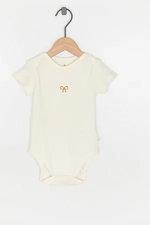 Cuddles and Smiles Romper Met Enveloppehals