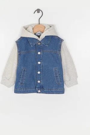 Cuddles and Smiles Jeanshemd Met Kap, Unisex