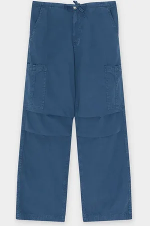 Groggy Donkerblauwe Broek, Cargo Fit