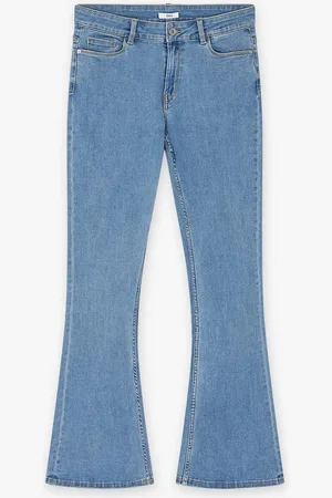 Sora Blauwe Jeans, Bootcut Fit