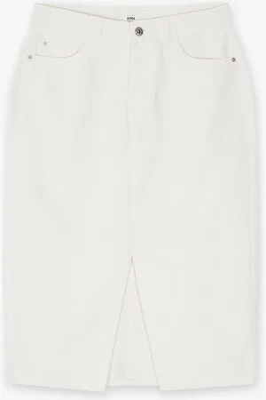Sora Witte Jeansrok