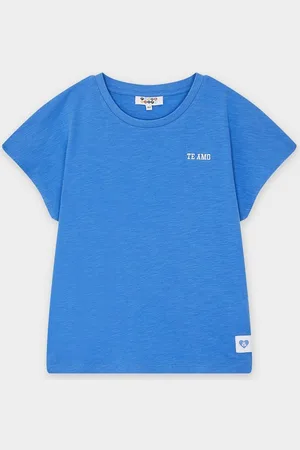Fish & Chips T-shirt Met Geborduurd Opschrift