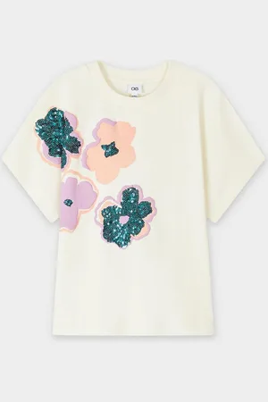 CKS T-shirt Met Pailletten