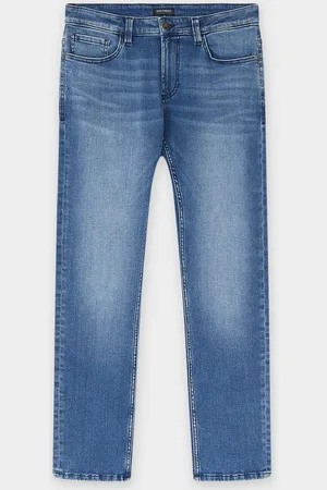 Quarterback Blauwe Jeans, Slim Fit