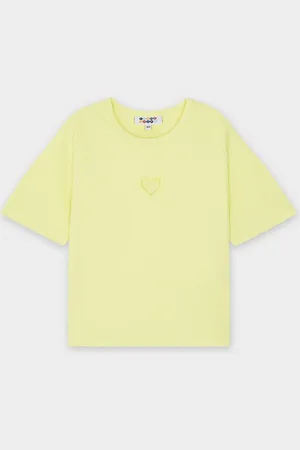 Fish & Chips T-shirt Met Fijne Rib