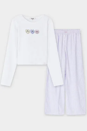 Fish & Chips Pyjama Met Print