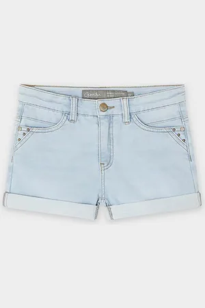 Geisha Lichtblauwe Jeansshort