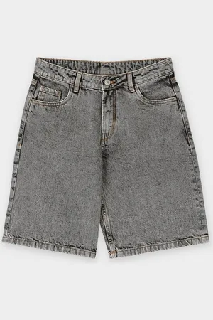 Fish & Chips Grijze Jeansshort