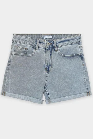 Sora Lichtblauwe Jeansshort