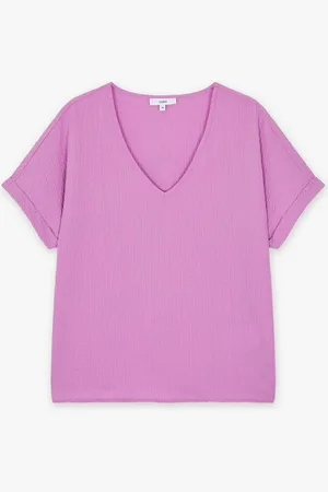 Sora T-shirt Met Structuur