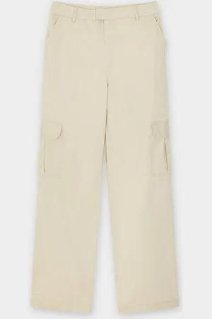 Sora Beige Broek, Cargo Fit