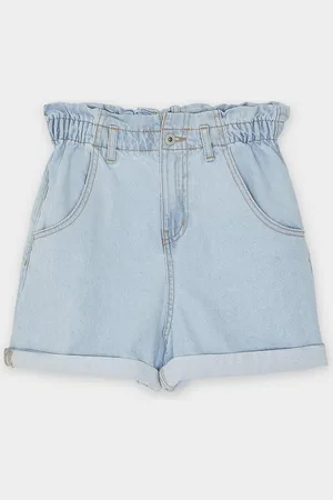 Sora Lichtblauwe Jeansshort