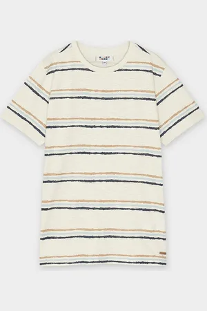 Fish & Chips T-shirt Met Strepen