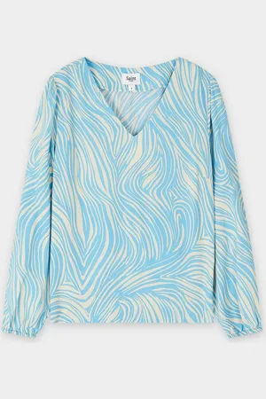 Saint Tropez Blouse Met Zebraprint