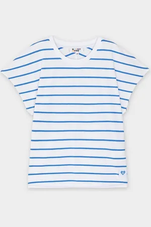 Fish & Chips T-shirt Met Strepen