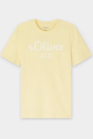 QS by s.Oliver T-shirt Met Opschrift