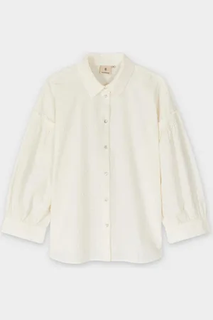 Peppercorn Witte Blouse Met Reli??fpatroon
