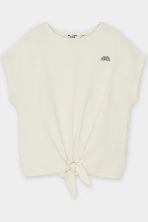 Fish & Chips T-shirt Met Geborduurd Icoon