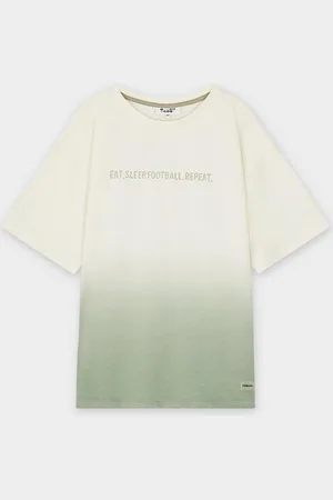 Fish & Chips T-shirt Met Gradient