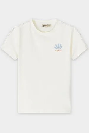 Daily7 T-shirt Met Kleine Print