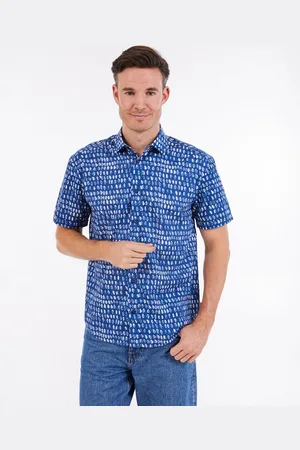 QS by s.Oliver Hemd Met Print, Relaxed Fit