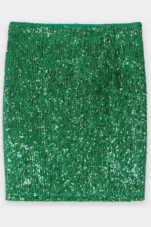 Sora Groene Paillettenrok