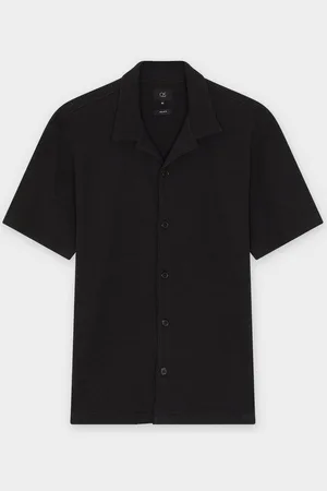 QS by s.Oliver Hemd Met Wafelpatroon, Relaxed Fit