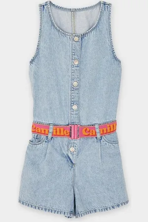 Camille Jumpsuit Met Riem, 6-14 Jaar