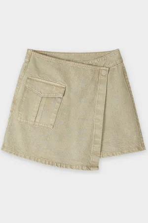 Groggy Groene Skort Van Jeans