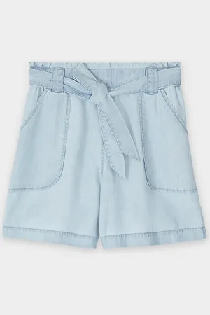 Sora Lichtblauwe Jeansshort