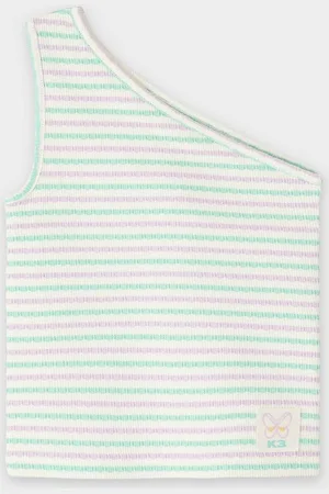 K3 Asymmetrische Top Met Ajour, 98-140