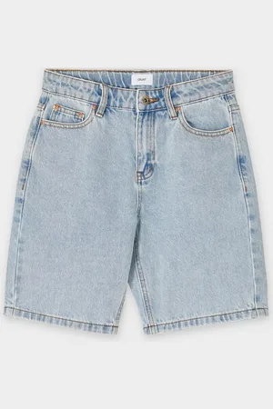 Grunt Lichtblauwe Jeansshort