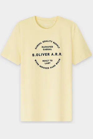 QS by s.Oliver T-shirt Met Opschrift