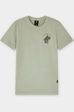 G-Star T-shirt Met Print Neushoorn, Regular Fit, 8-14 Jaar
