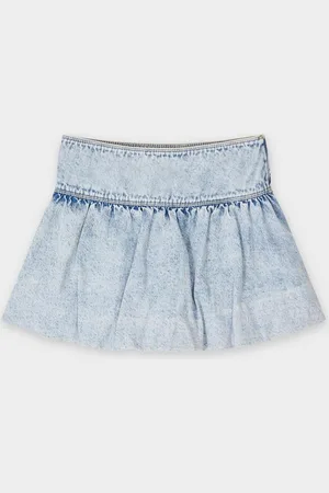 Groggy Blauwe Jeansrok, Balloon Fit