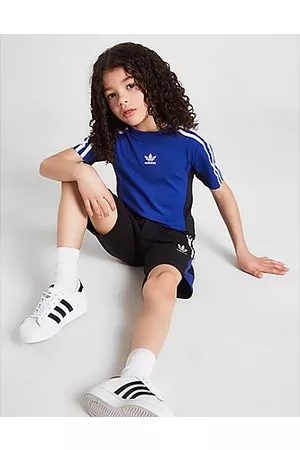 adidas Shorts - Chevron Colour Block T-Shirt/Shorts Set Children