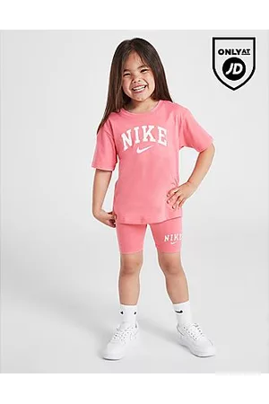 Nike Meisjes Shorts - Girls' Varsity T-Shirt/Cycle Shorts Children