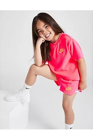 Nike Meisjes Shorts - Girls' Towel Terry T-Shirt/Shorts Set Children