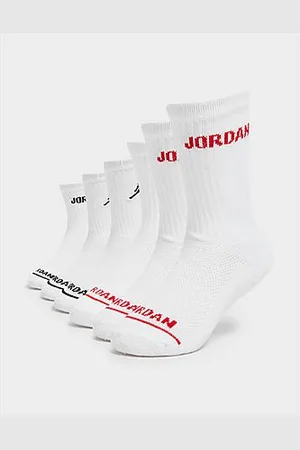 Jordan 6-Pack Crew Socks Junior