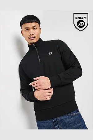 Fred Perry Badge 1/2 Zip Sweatshirt